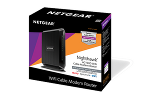 NETGEAR - Nighthawk AC1900 DOCSIS 3.0 Cable Modem + WiFi Router  Certified  for Xfinity by Comcast, Spectrum, Cox & more, 1.9Gbps (C7000) 