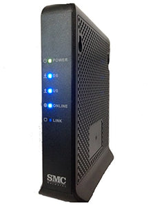 SMC NETWORKS D3CM1604 Modem (DOCSIS 3.0, 16x4 Channel Bonding) Approved for Time Warner Cable, Charter, Cox, Spectrum
