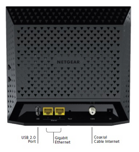 NETGEAR C6250 - 100NAS AC1600 WiFi Cable Modem Router
