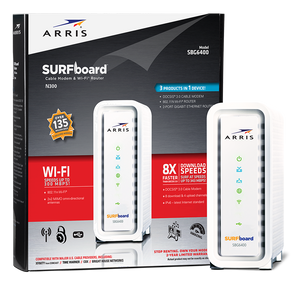 ARRIS SBG6400 SURFboard Cable Modem & Wi-Fi N Router